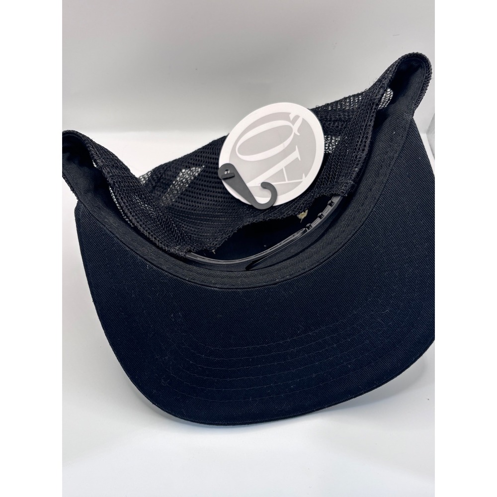 Unbranded Trucker Hat Mens OSFM Black Weed Marijuana Leaf $100 Bill Money Print - Picture 3 of 6